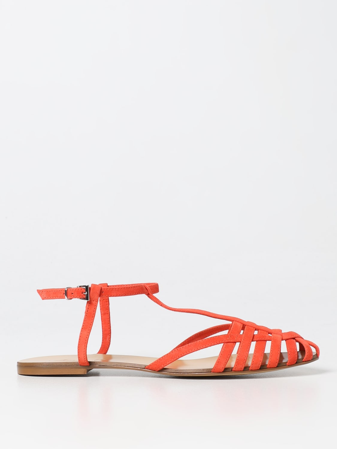 ANNA F. FLAT SANDALS: Shoes woman Anna F., Orange - Img 1