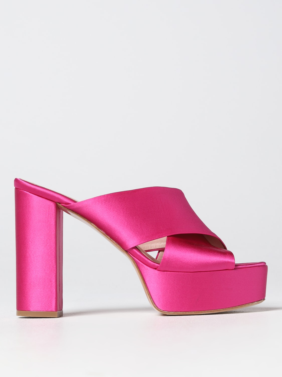 ANNA F. HEELED SANDALS: Shoes woman Anna F., Fuchsia - Img 1