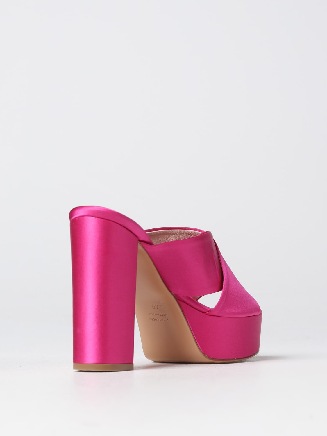 ANNA F. HEELED SANDALS: Shoes woman Anna F., Fuchsia - Img 3