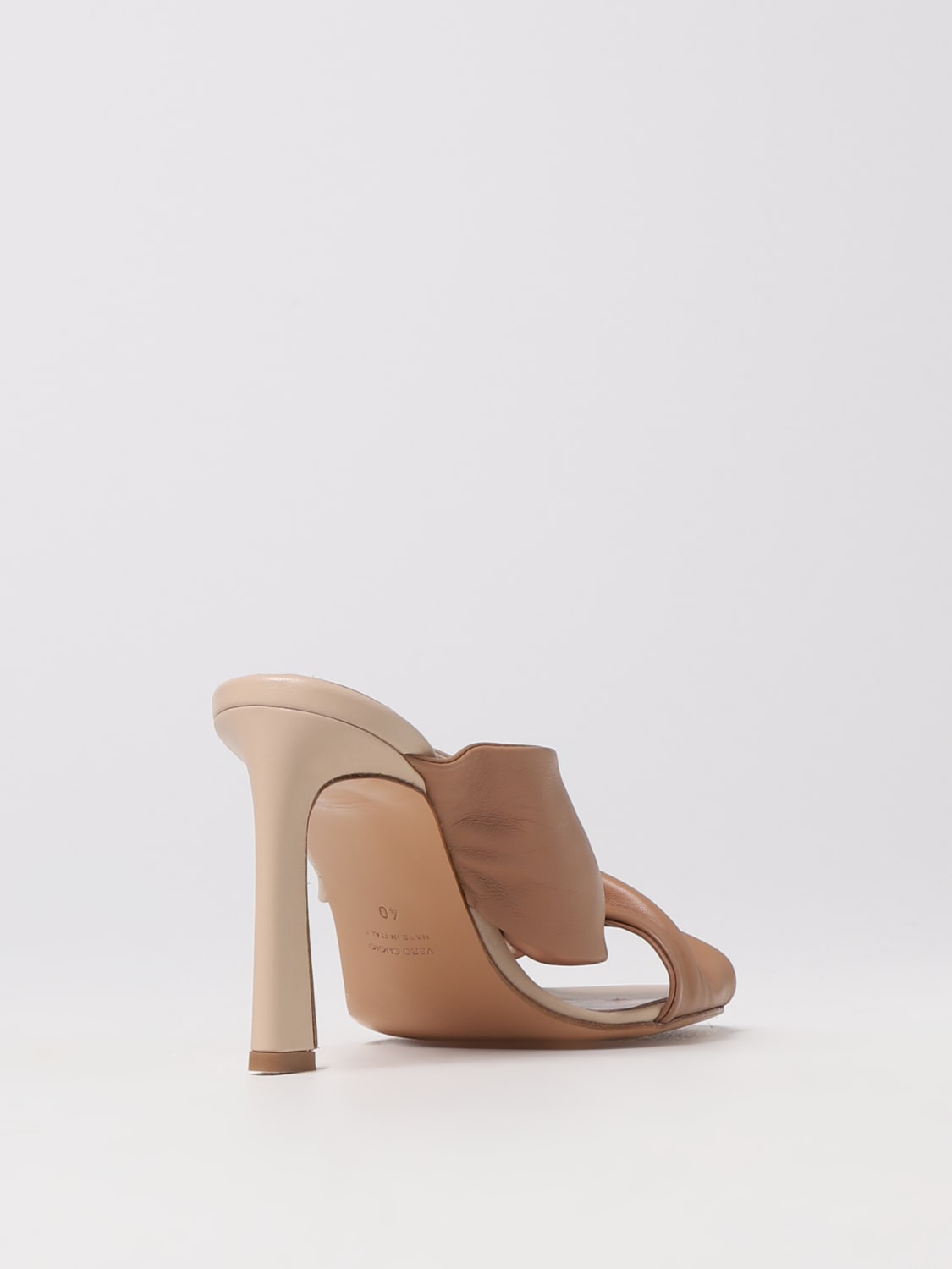 ANNA F. HEELED SANDALS: Shoes woman Anna F., Beige - Img 3