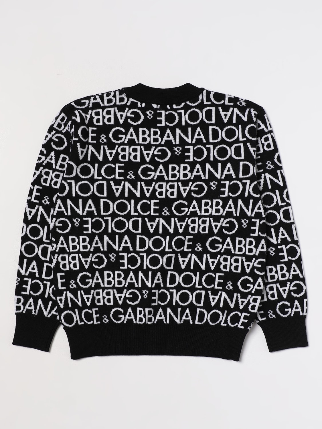 DOLCE & GABBANA SWEATER: Dolce & Gabbana wool sweater, Black - Img 2