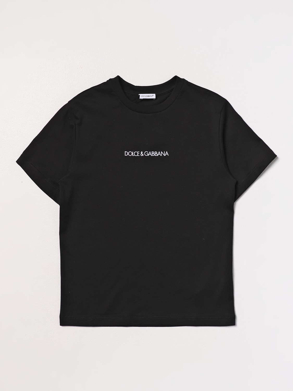 DOLCE & GABBANA Tシャツ: Tシャツ ボーイ Dolce & Gabbana, ブラック - Img 1