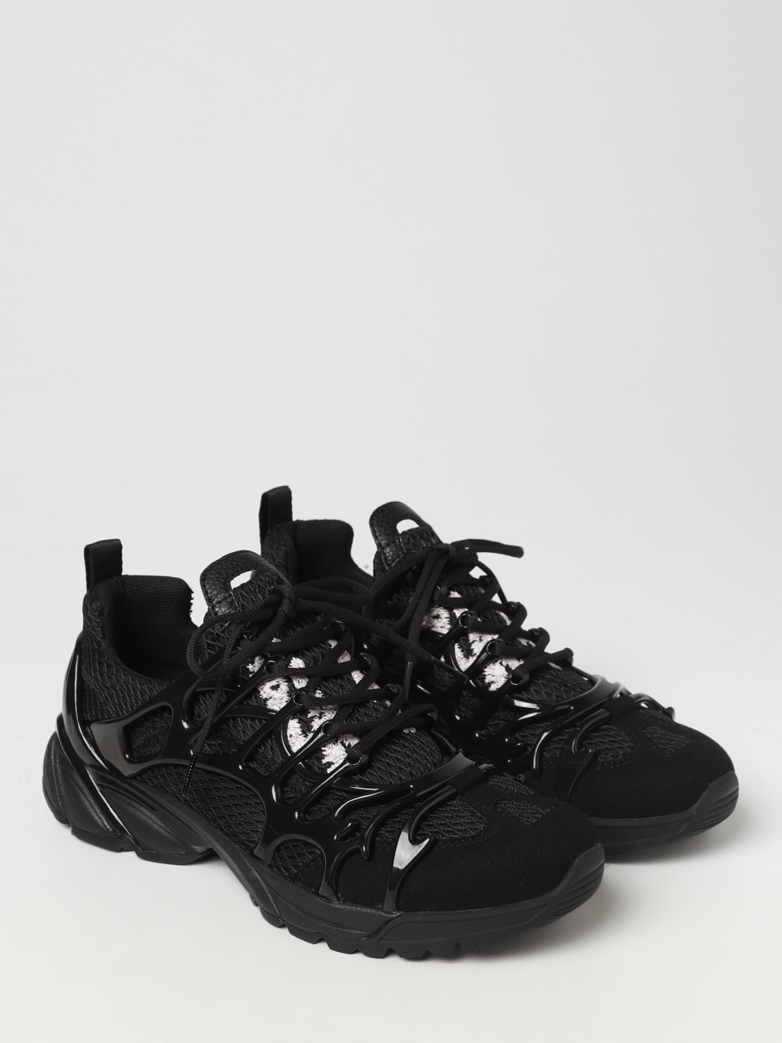 44 LABEL GROUP SNEAKERS: Sneakers men 44 Label Group, Black - Img 2