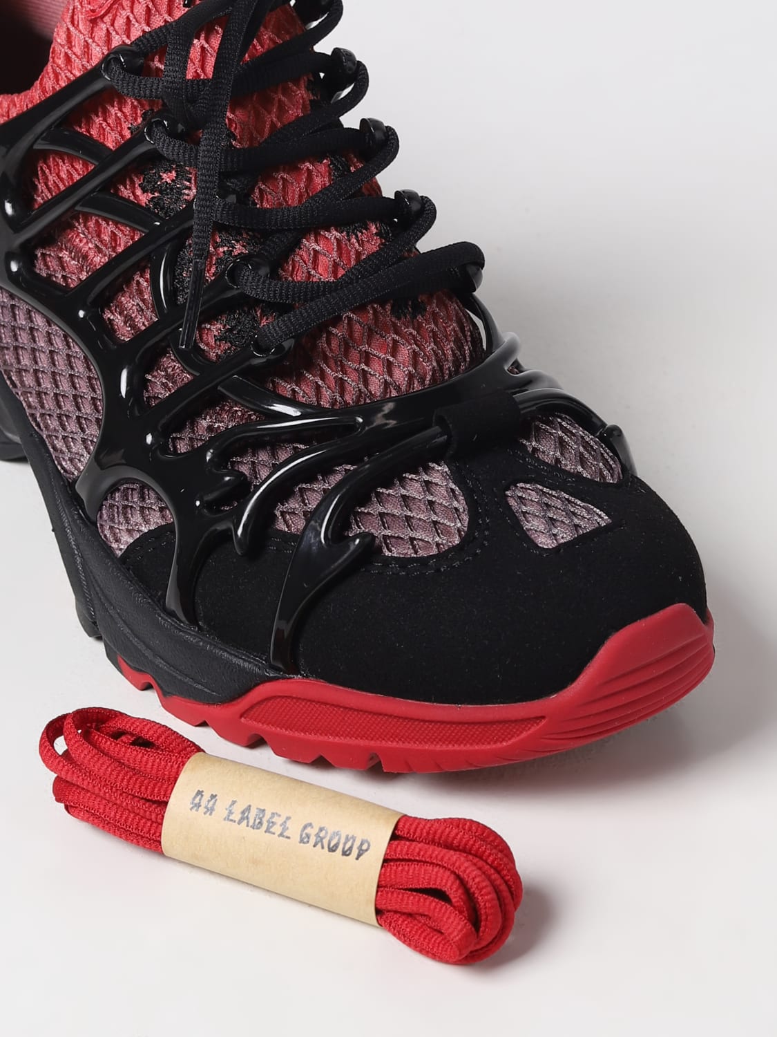 44 LABEL GROUP SNEAKERS: Sneakers men 44 Label Group, Red - Img 4