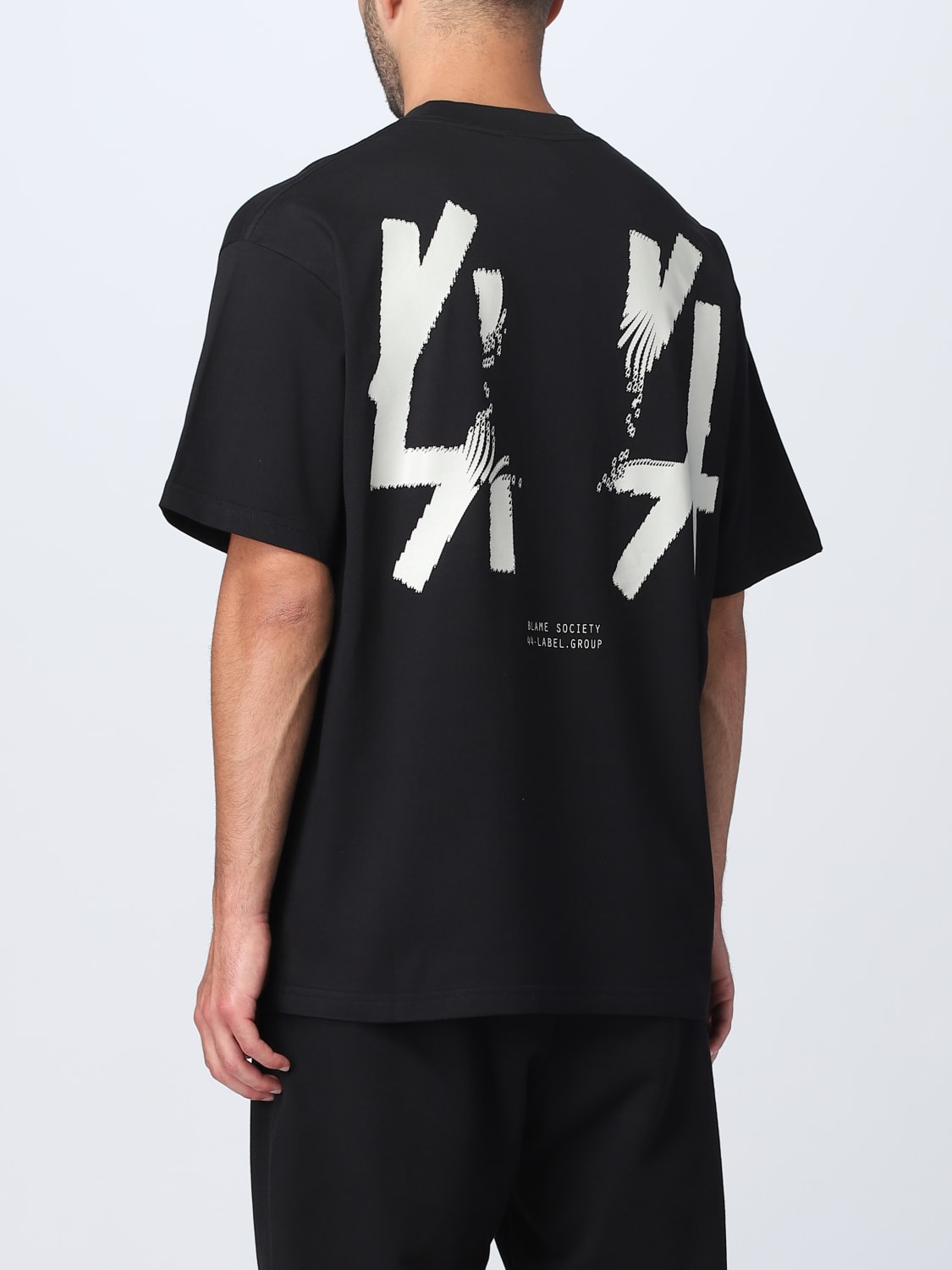 44 LABEL GROUP：Tシャツ メンズ - ブラック | GIGLIO.COMオンラインの ...