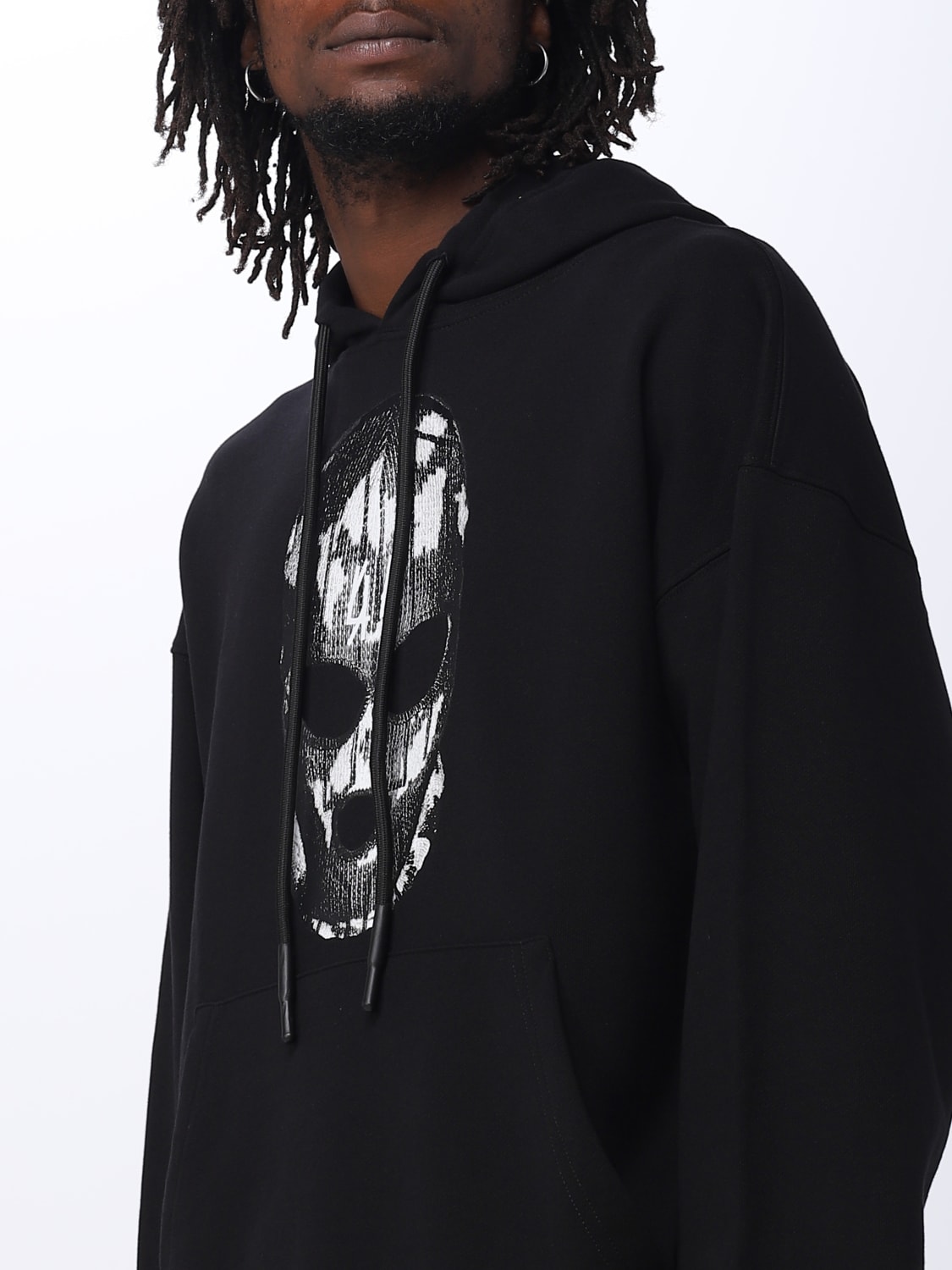 44 LABEL GROUP SWEATSHIRT: Sweatshirt men 44 Label Group, Black 1 - Img 3