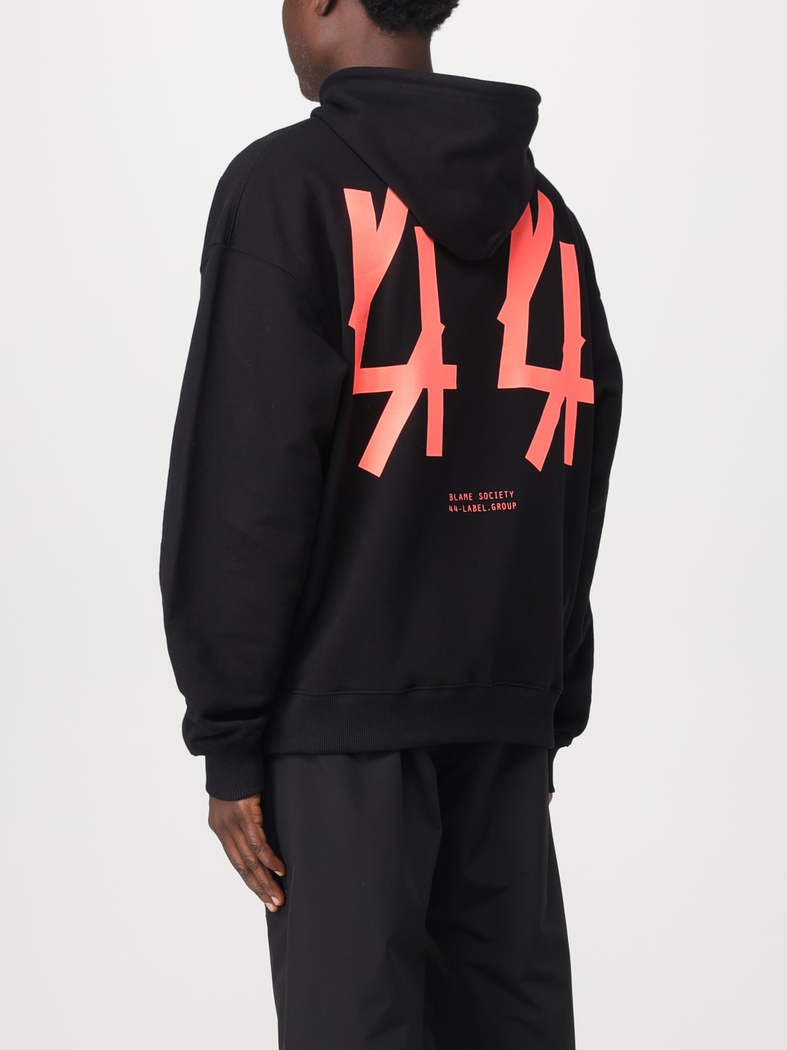 44 LABEL GROUP SWEATSHIRT: Sweatshirt men 44 Label Group, Black 2 - Img 3