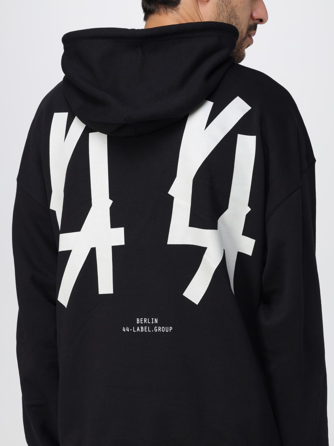 44 LABEL GROUP SWEATSHIRT: Sweatshirt men 44 Label Group, Black 5 - Img 3