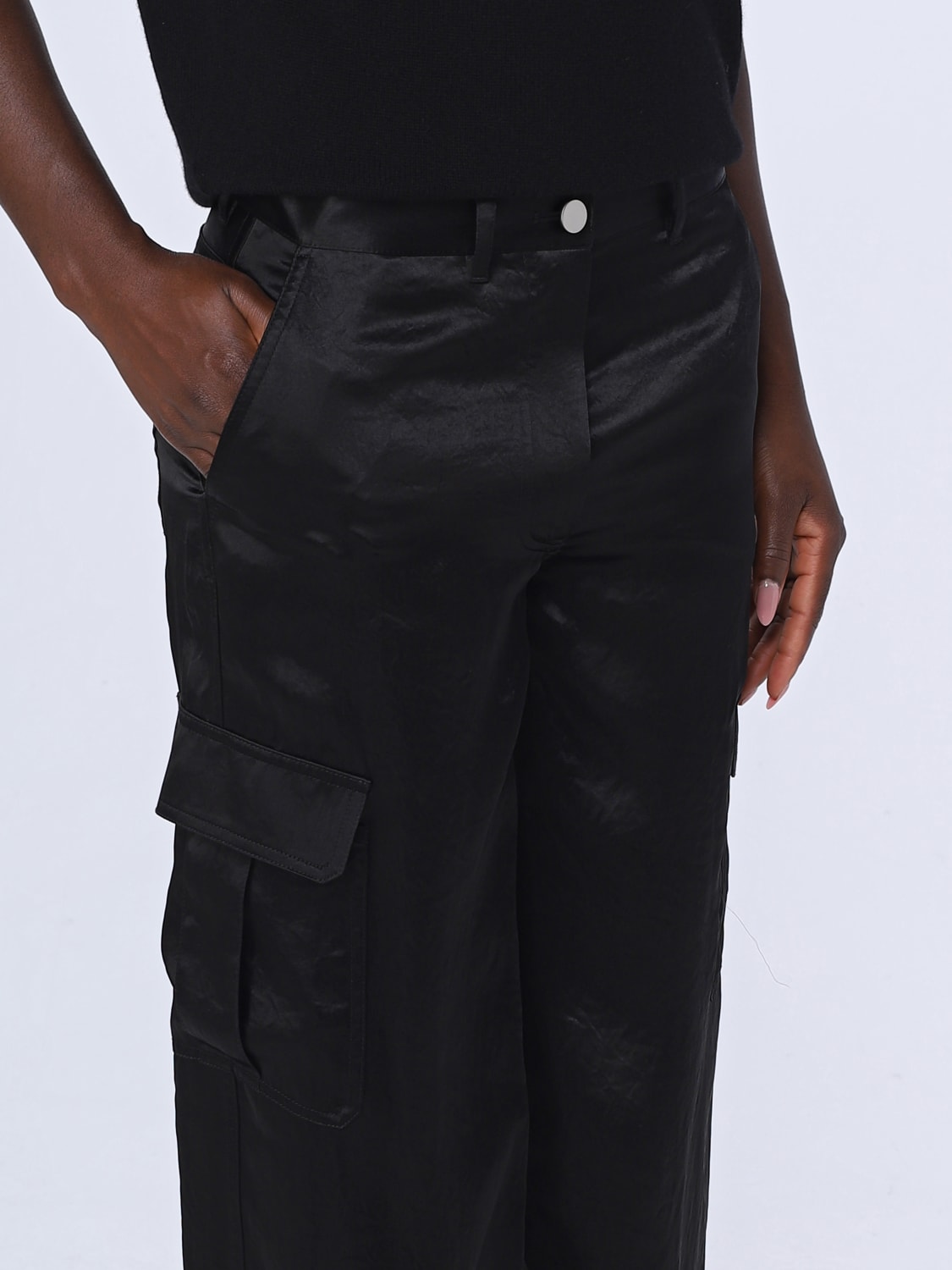 パンツ THEORY Woman Pants Black N0509214 001 THEORY: Pants woman - Black | Theory pants N0509214 online