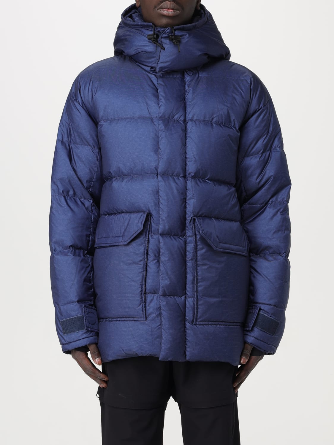 North face parka blue top