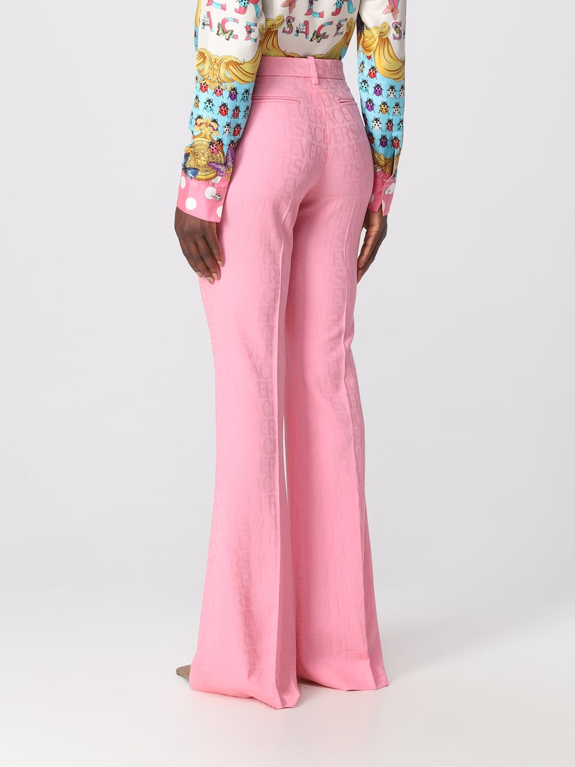 VERSACE PANTALON: Pantalon femme Versace, Rose - Img 3