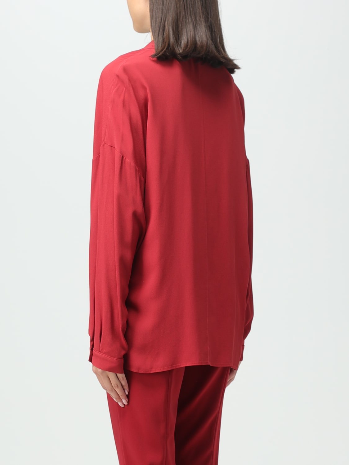 PATRIZIA PEPE CHEMISE: Chemise femme Patrizia Pepe, Bordeaux - Img 2