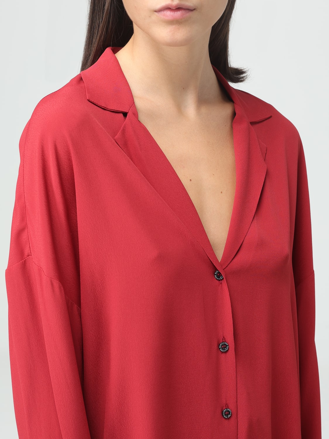 PATRIZIA PEPE CHEMISE: Chemise femme Patrizia Pepe, Bordeaux - Img 3