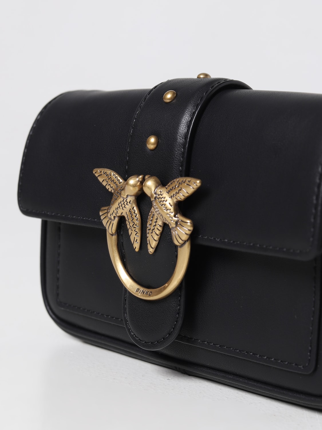 PINKO MINI BAG: Shoulder bag woman Pinko, Black - Img 3