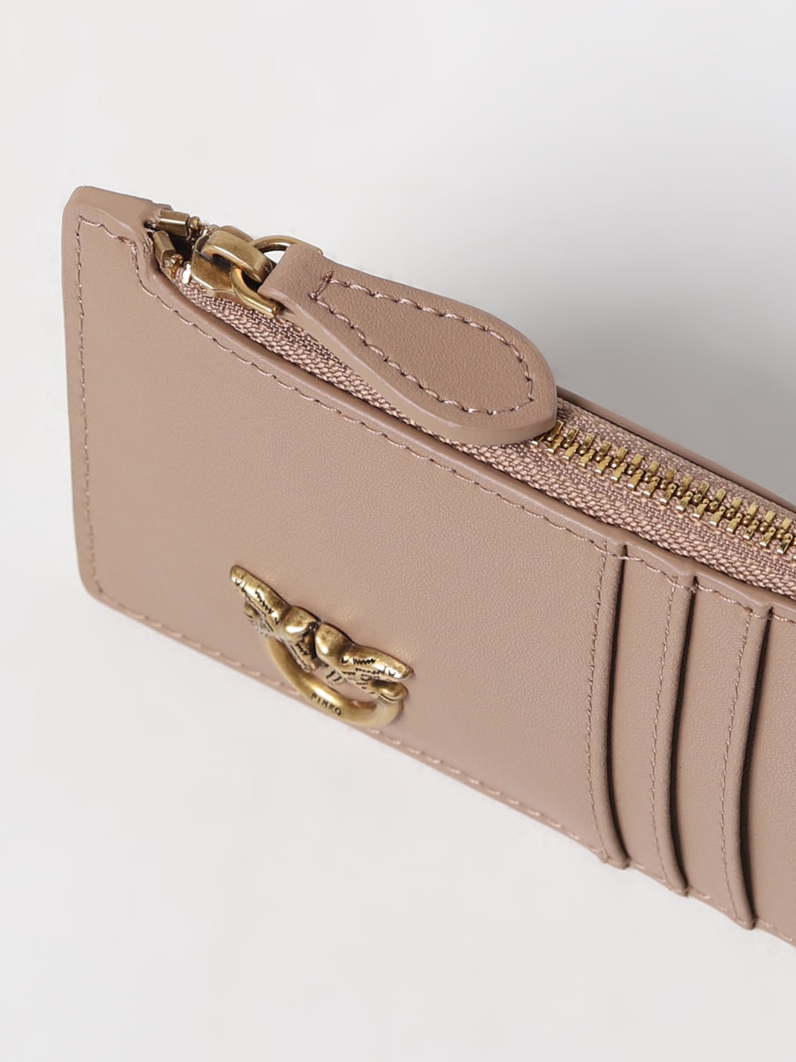 PINKO WALLET: Wallet woman Pinko, Biscuit - Img 3