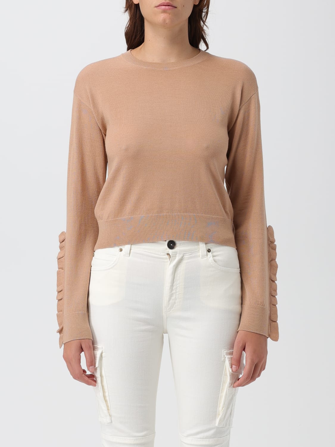 PINKO SWEATER: Sweater woman Pinko, Beige - Img 1