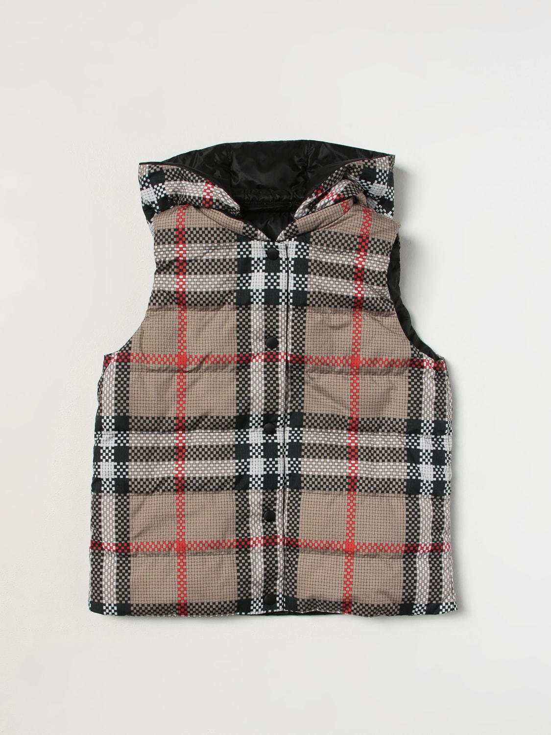 BURBERRY: Jacket kids - Beige | Burberry vestcoat 8069443 BURBERRY: Jacket kids - Beige | Burberry vestcoat 8069443