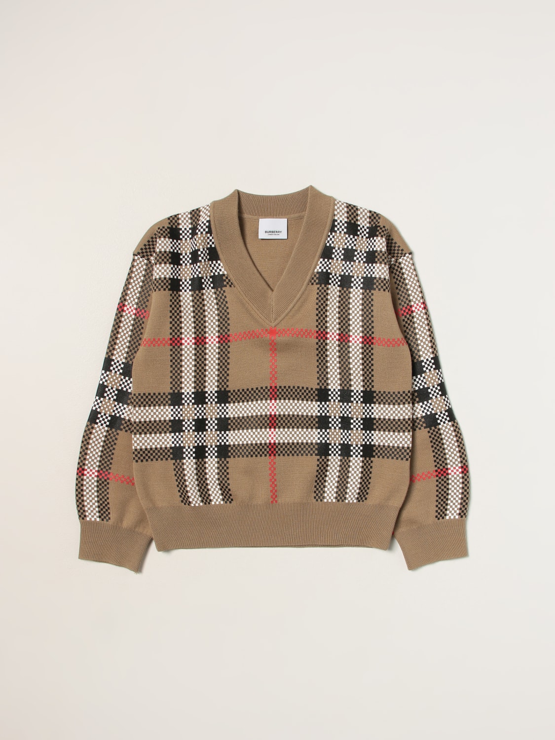 BURBERRY Jersey ninos Beige Jersey Burberry 8068391 en linea en GIGLIO.COM