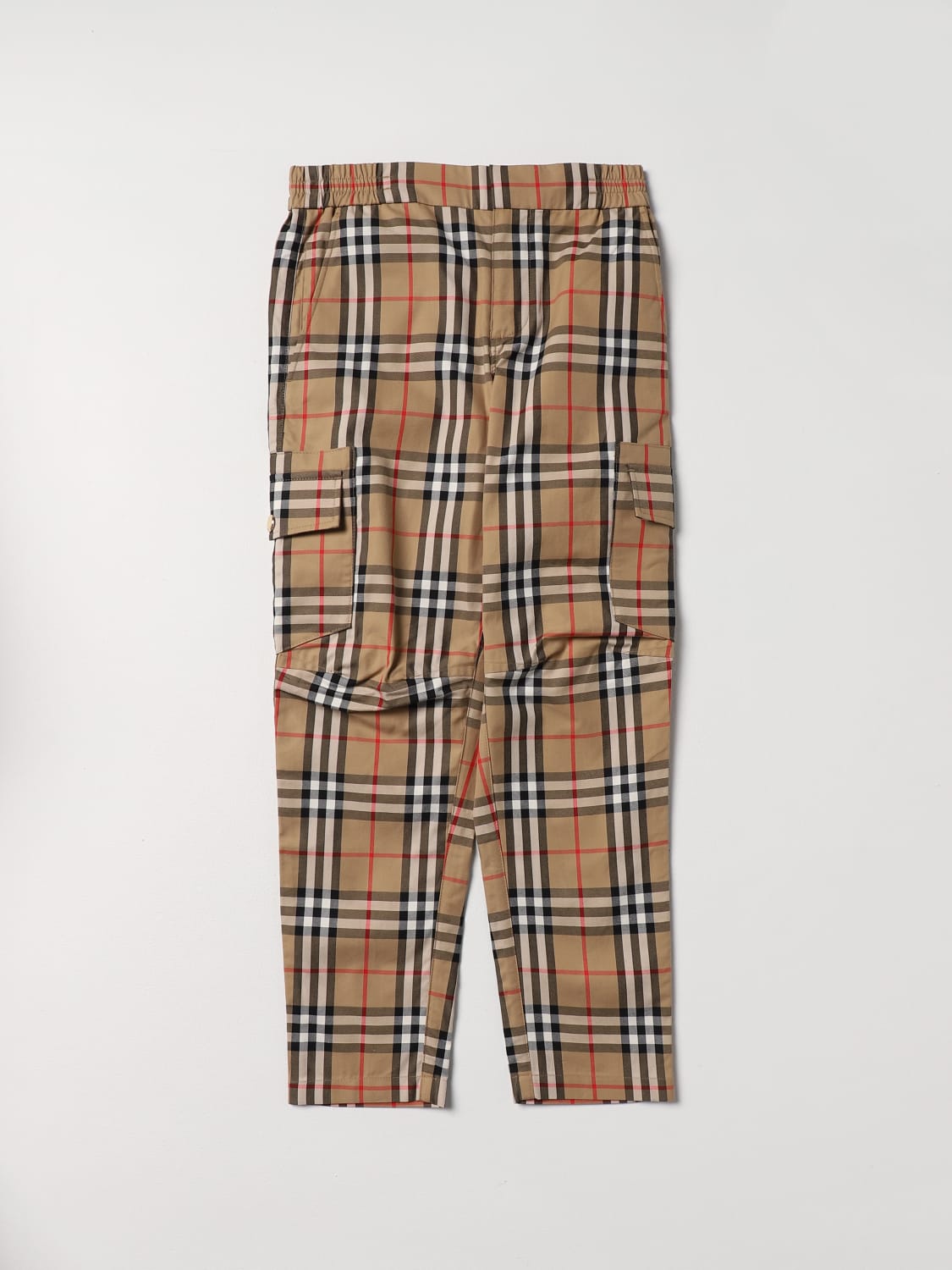 BURBERRY PANTALONE: Pantalone bambino Burberry, Beige - Img 1