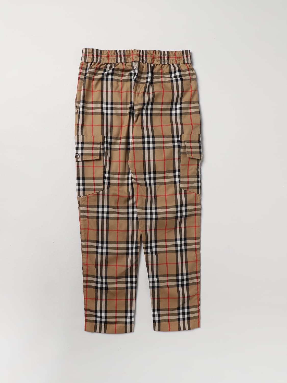 BURBERRY Pants kids Beige Burberry pants 8068401 online at GIGLIO.COM