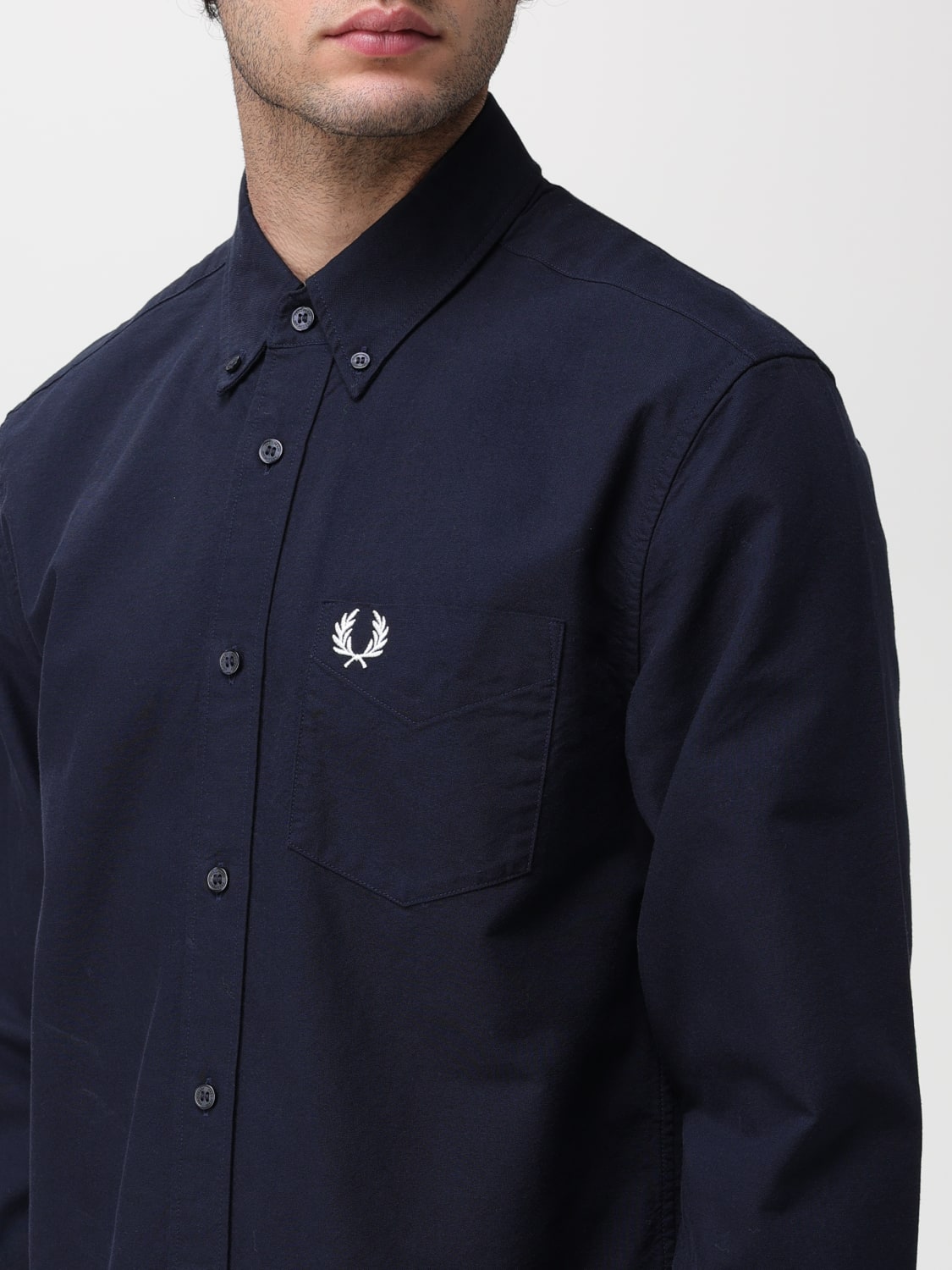 FRED PERRY SHIRT: Shirt men Fred Perry, Navy - Img 3