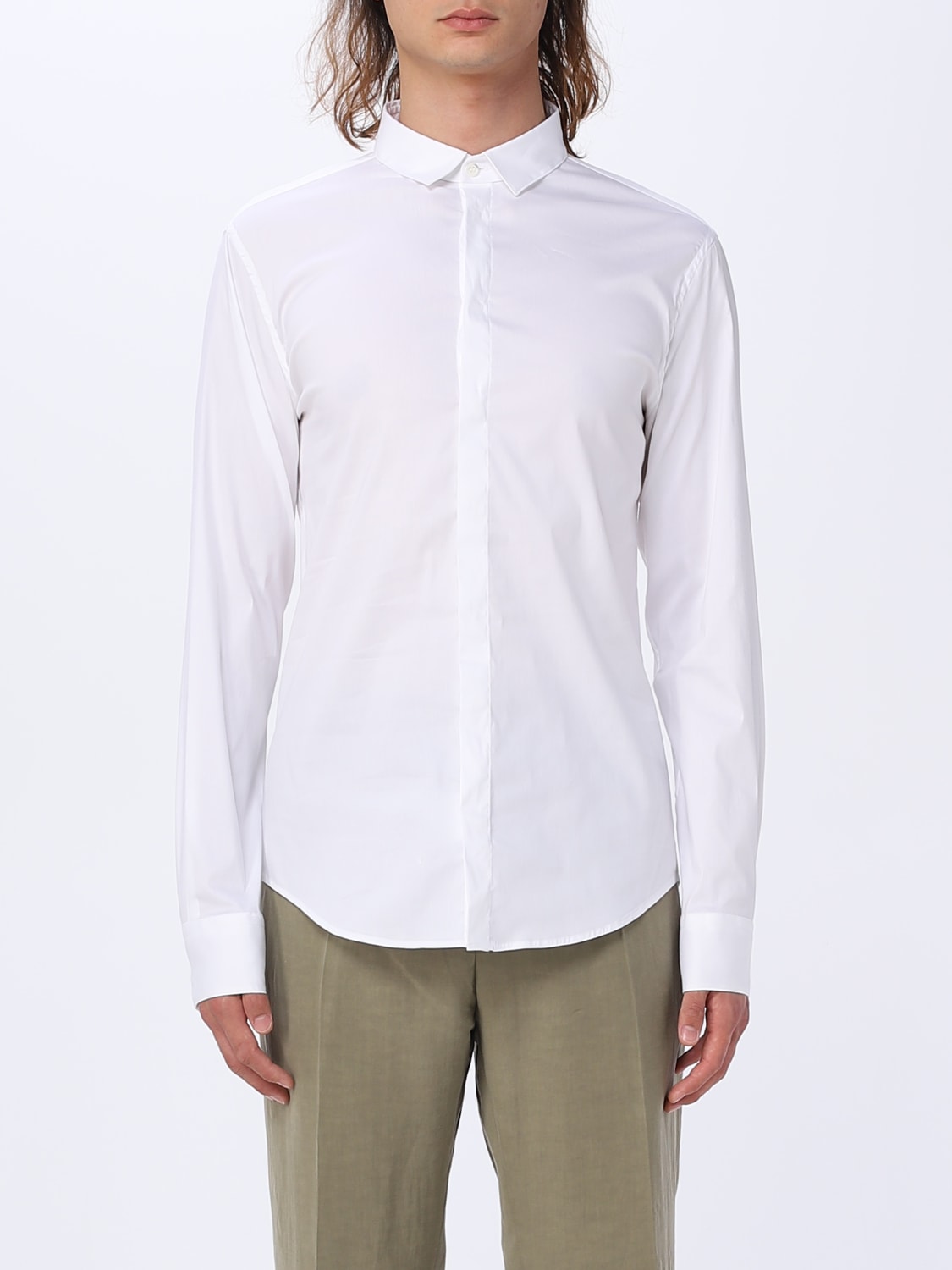 Giglio Camicia Emporio Armani in misto cotone