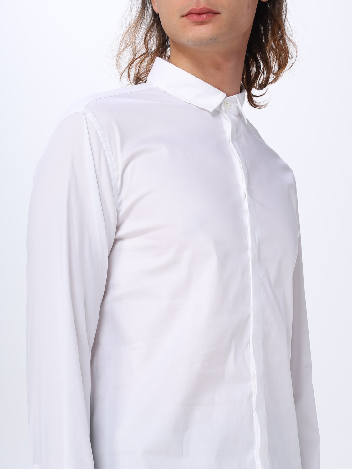 Emporio Armani Outlet Chemise homme Blanc Chemise Emporio Armani D41CC2 D1BC0 en ligne sur GIGLIO.COM
