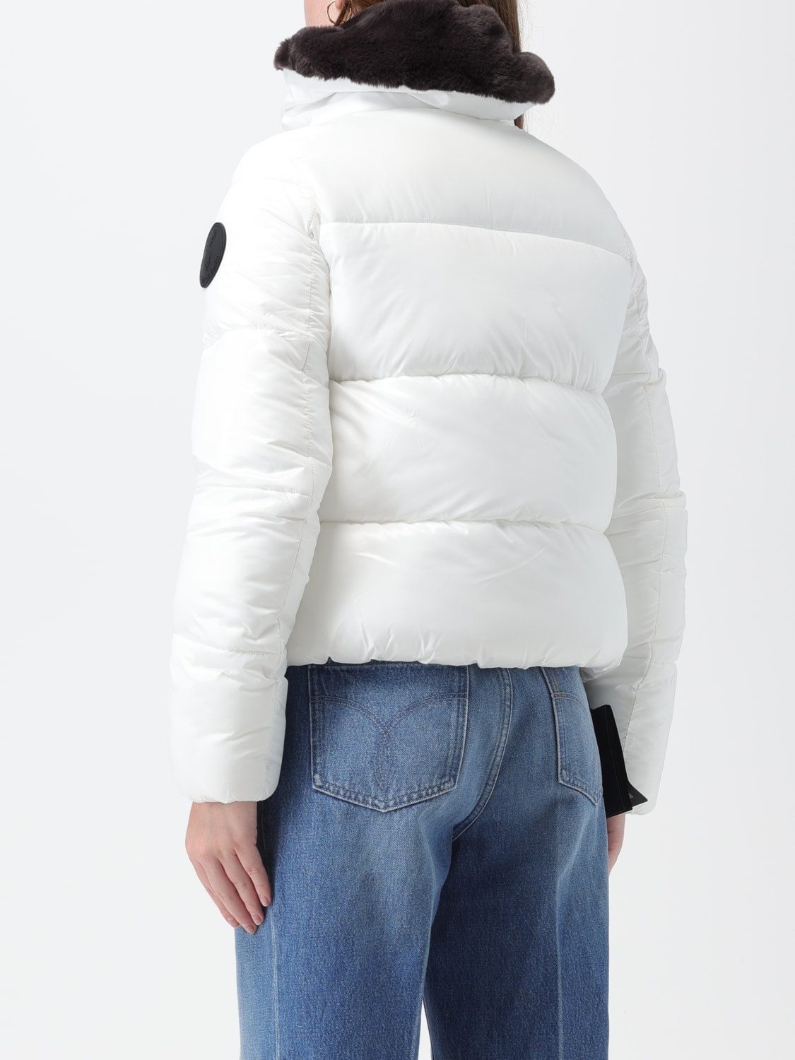 ジャケット SAVE THE DUCK Woman Jacket White D30974WLUCK17 00002 Save The Duck Outlet: Jacket woman - White | Save The Duck
