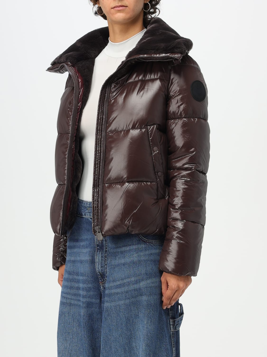 ジャケット SAVE THE DUCK Woman Jacket Dark D30974WLUCK17 40009 Save The Duck Outlet: Jacket woman - Dark | Save The Duck