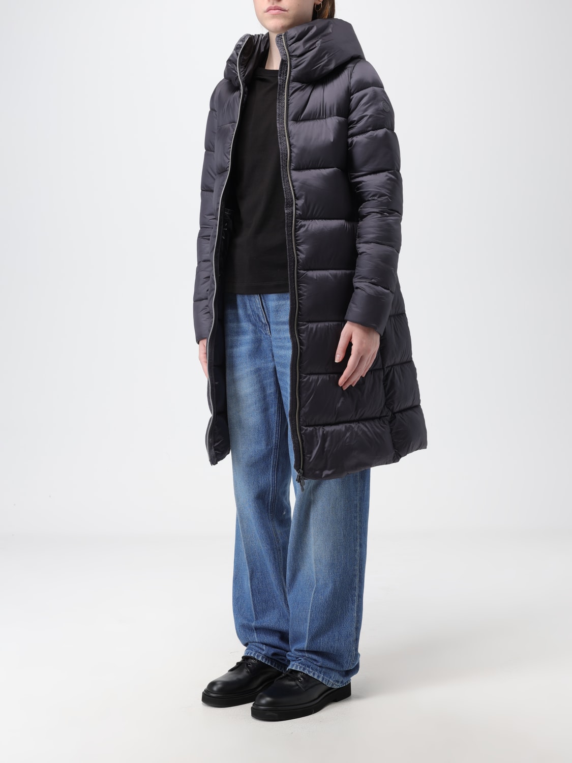 ジャケット SAVE THE DUCK Woman Jacket Grey D40279WIRIS17 100023 Save The Duck Outlet: Jacket woman - Grey | Save The Duck