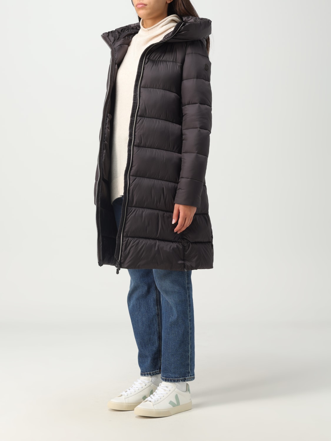 ジャケット SAVE THE DUCK Woman Jacket Grey D40279WIRIS17 100023 Save The Duck Outlet: Jacket woman - Grey | Save The Duck