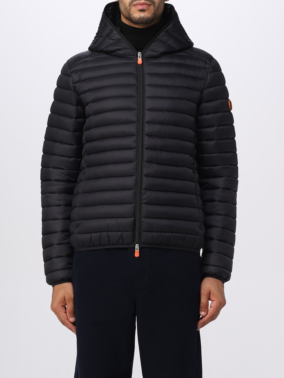 SAVE THE DUCK GIACCA: Piumino trapuntato Donald Save The Duck in nylon, Nero - Img 1