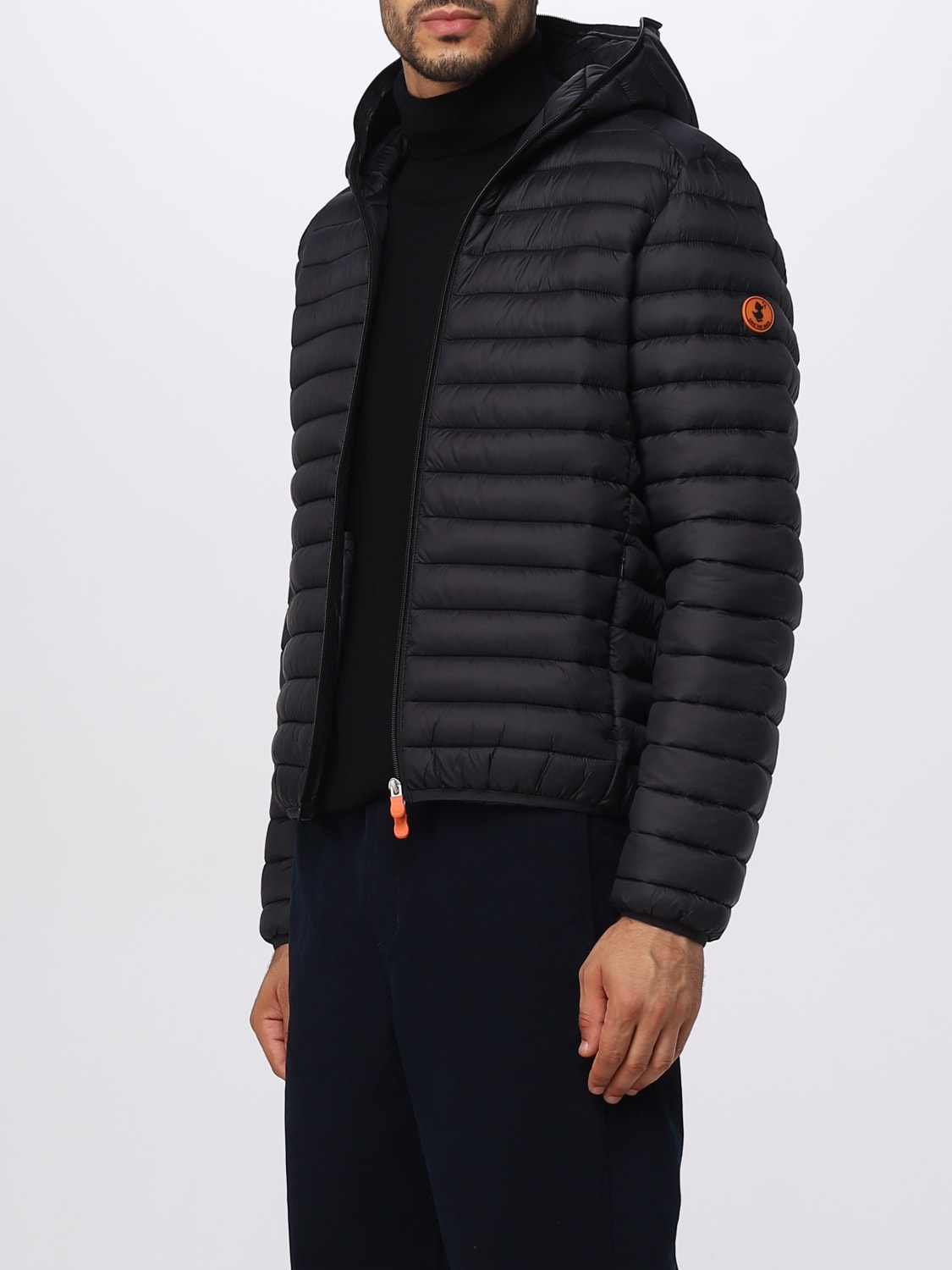 SAVE THE DUCK GIACCA: Piumino trapuntato Donald Save The Duck in nylon, Nero - Img 3