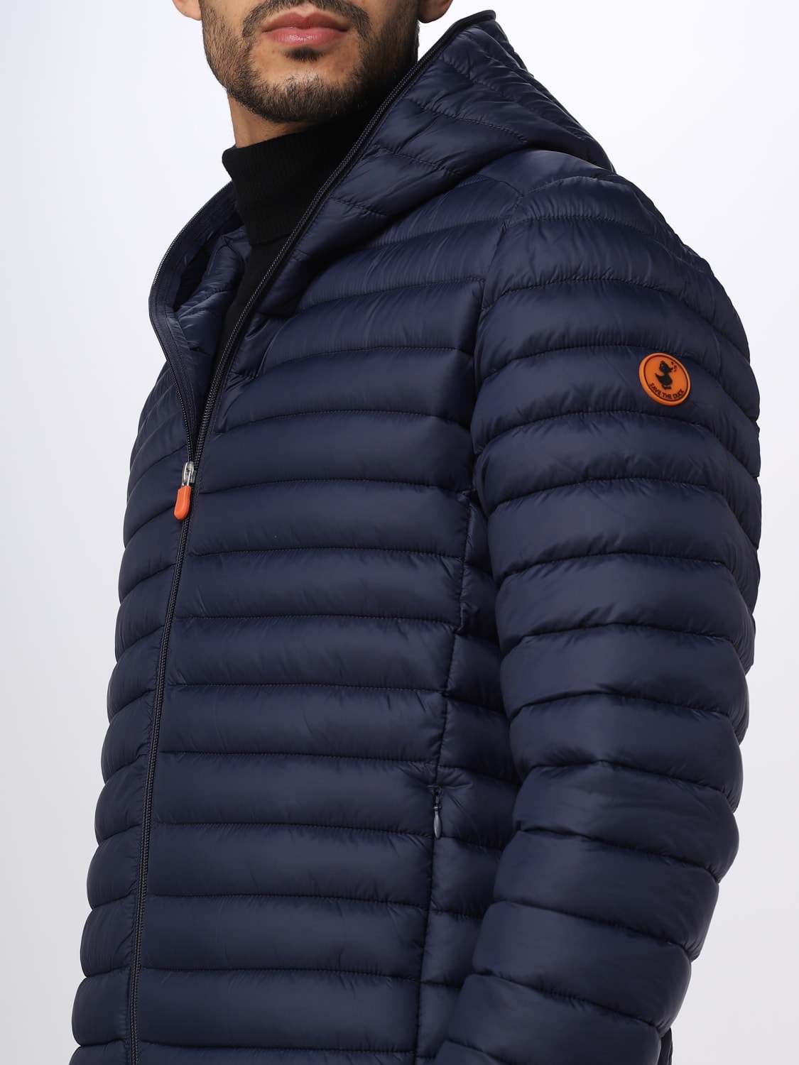 SAVE THE DUCK GIACCA: Piumino trapuntato Donald Save The Duck in nylon, Blue Navy - Img 4