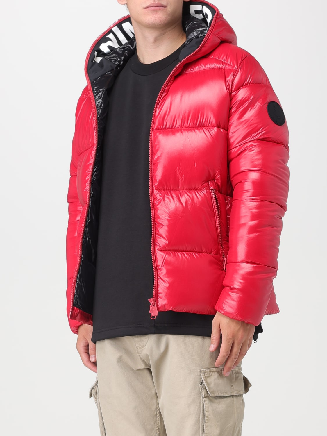 SAVE THE DUCK GIACCA: Giacca Edgard Save The Duck in nylon, Rosso - Img 3