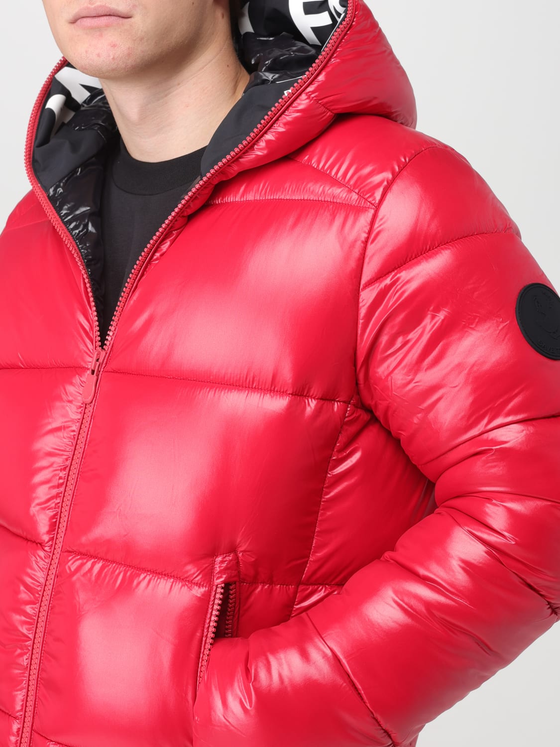 SAVE THE DUCK GIACCA: Giacca Edgard Save The Duck in nylon, Rosso - Img 4