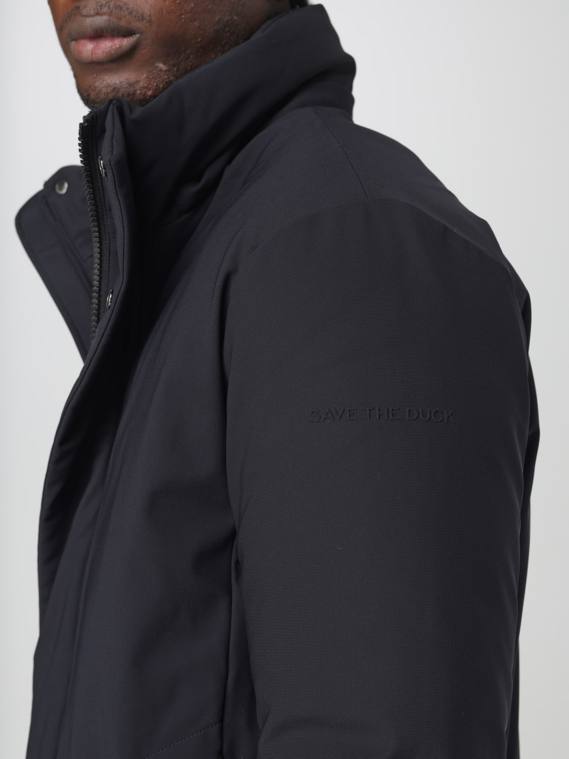 SAVE THE DUCK 外套: 外套 男士 Save The Duck, 黑色 - Img 4