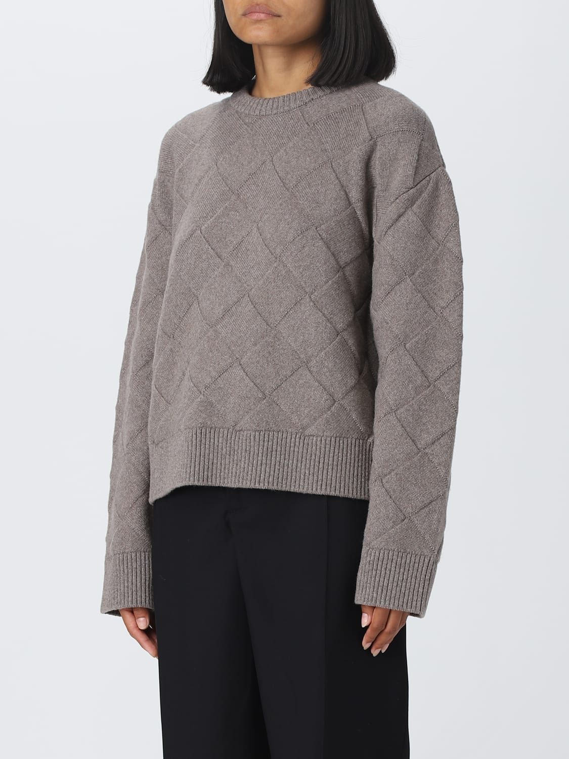 BOTTEGA VENETA SWEATER: Bottega Veneta sweater in wool, Dove Grey - Img 4