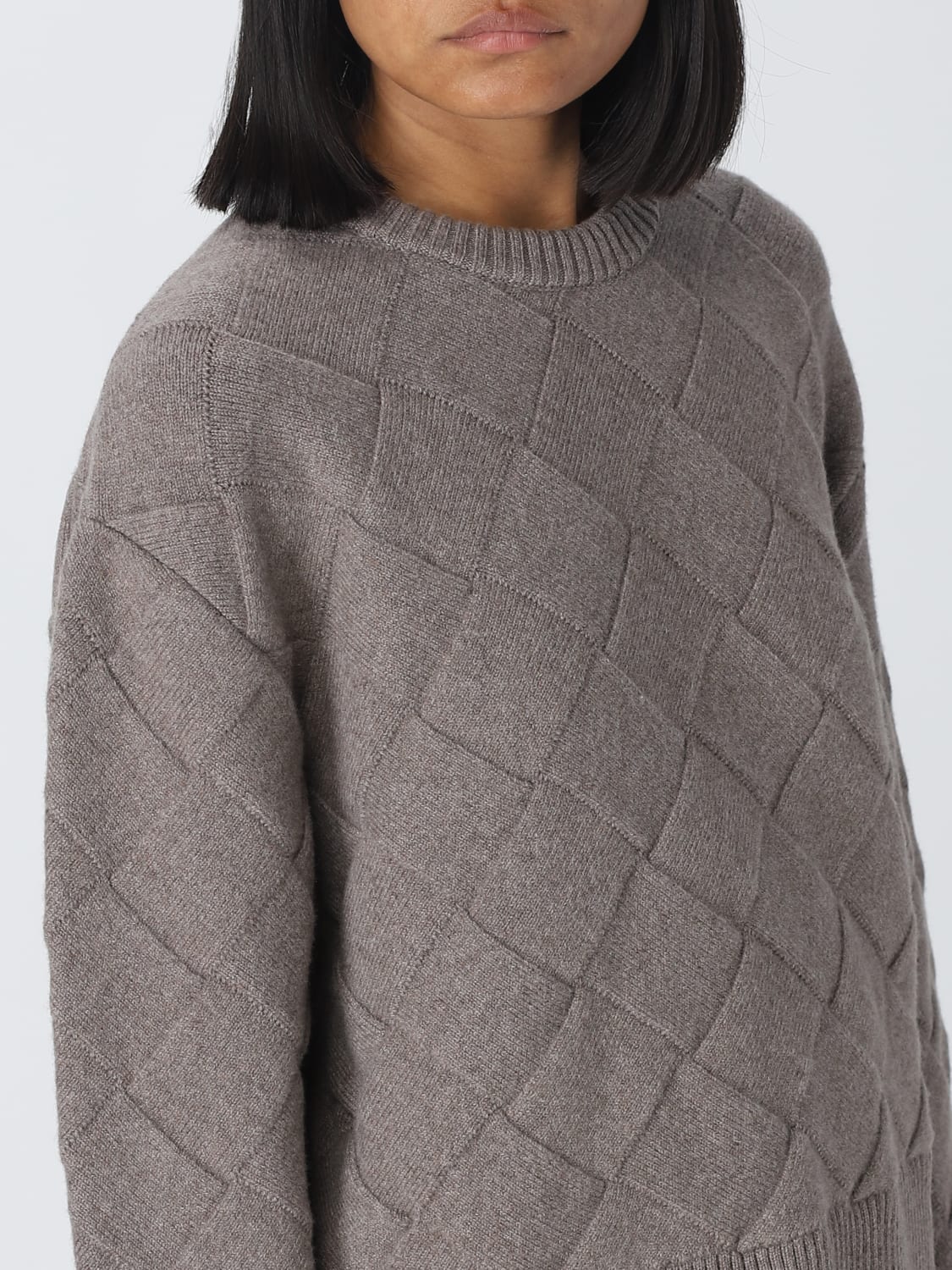 BOTTEGA VENETA SWEATER: Bottega Veneta sweater in wool, Dove Grey - Img 5