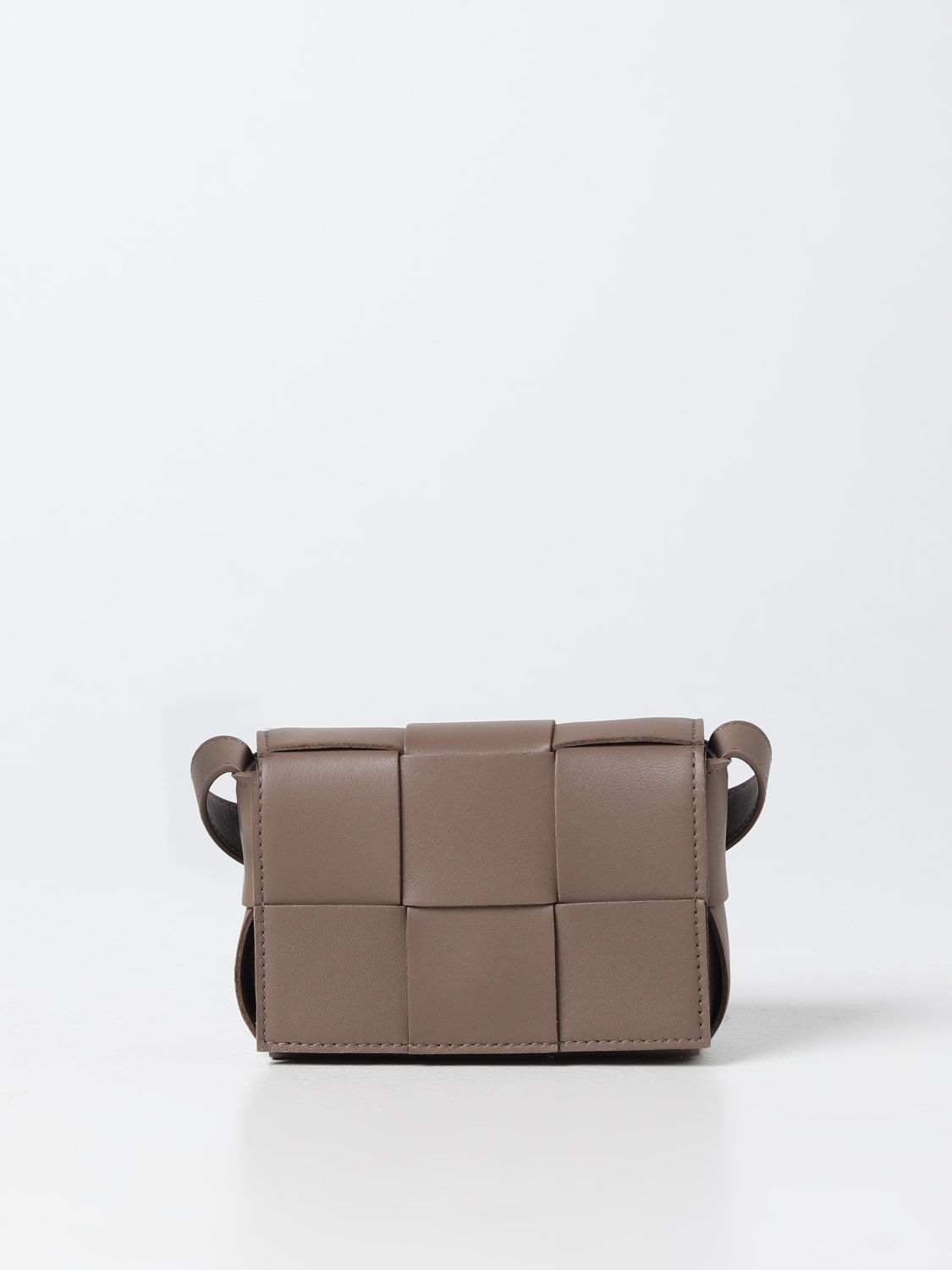 BOTTEGA VENETA MINI SAC À MAIN: Sac porté épaule femme Bottega Veneta, Taupe - Img 1