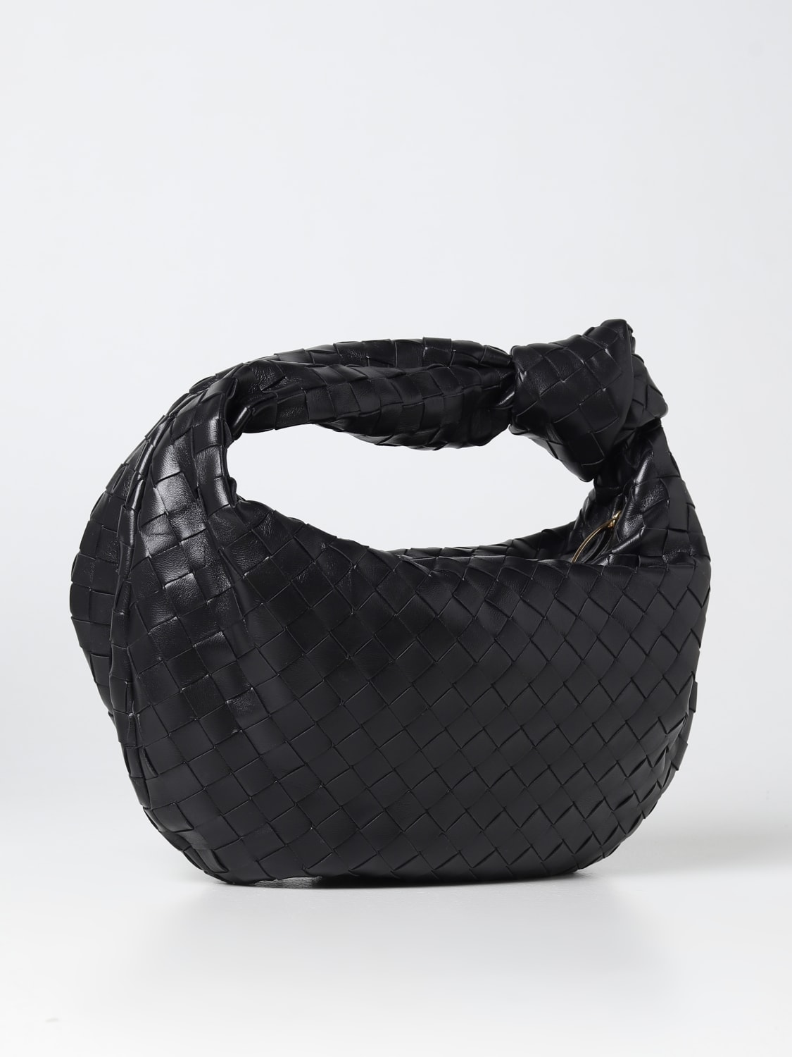 BOTTEGA VENETA HANDBAG: Bottega Veneta Teen Jodie bag in woven leather, Black - Img 2