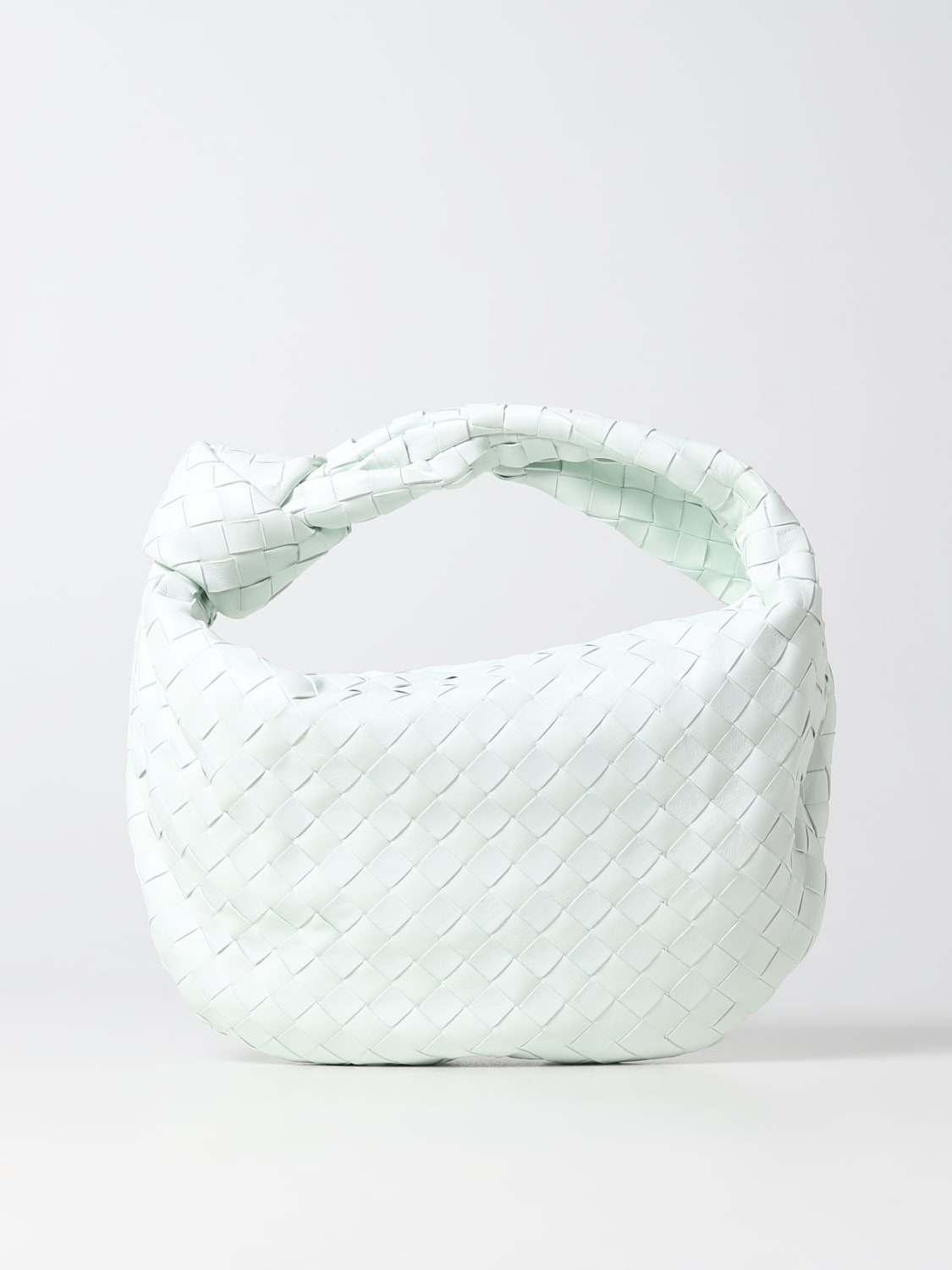 BOTTEGA VENETA HANDBAG: Bottega Veneta Teen Jodie bag in woven leather, Water - Img 1