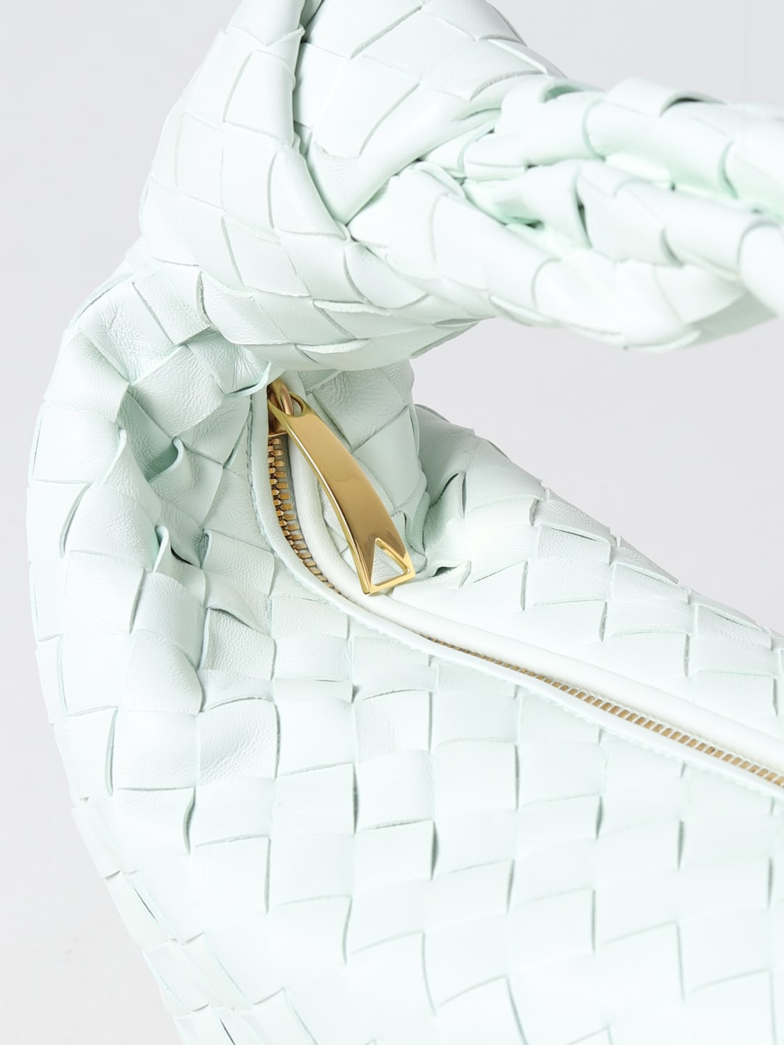 BOTTEGA VENETA HANDBAG: Bottega Veneta Teen Jodie bag in woven leather, Water - Img 4