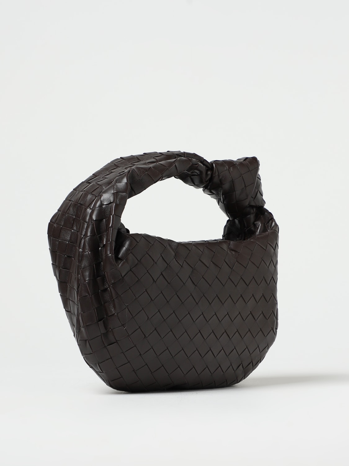 BOTTEGA VENETA HANDBAG: Bottega Veneta Teen Jodie bag in woven leather, Gold - Img 2