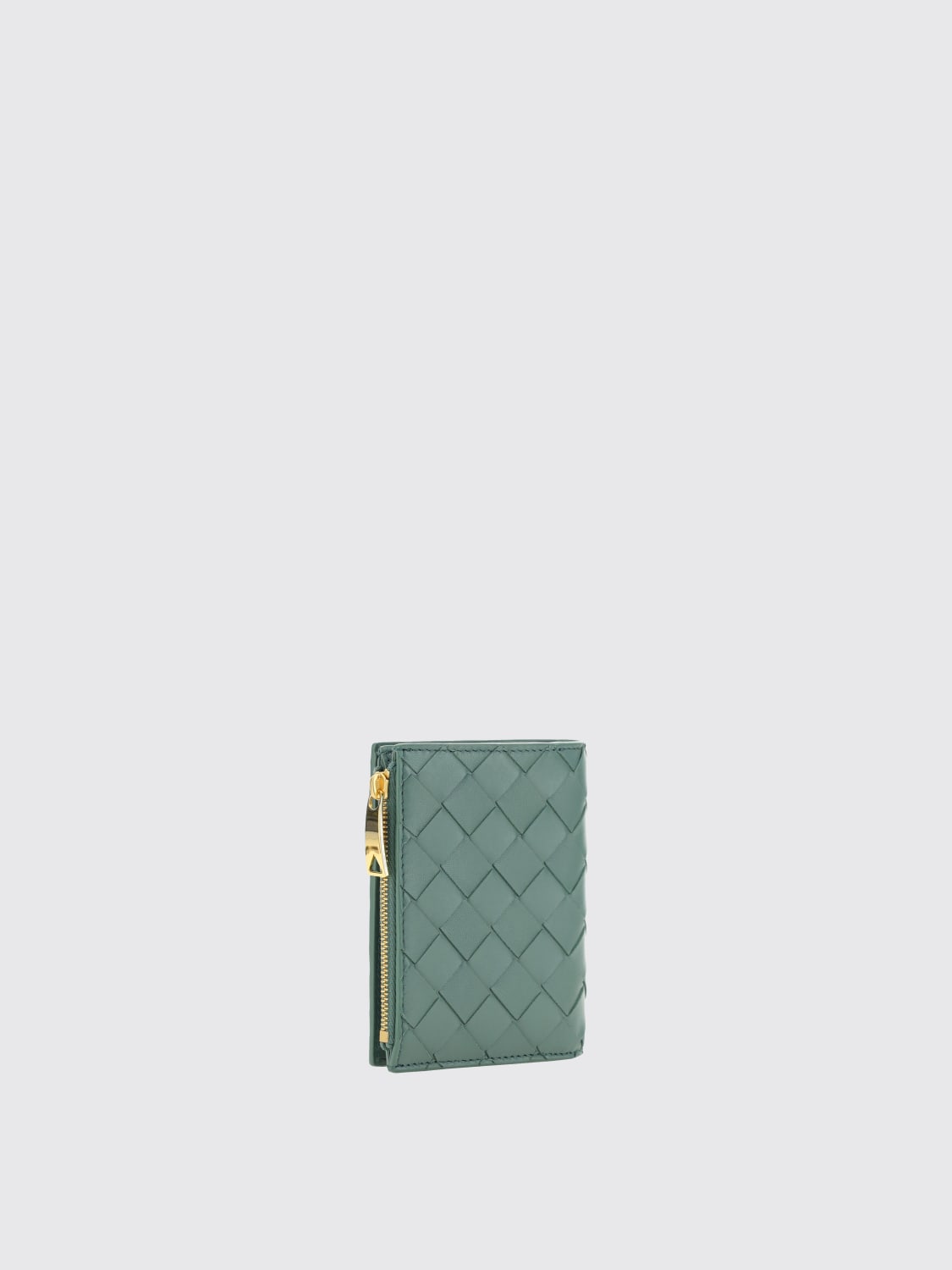 BOTTEGA VENETA WALLET: Bottega Veneta wallet in woven nappa, Sage - Img 3