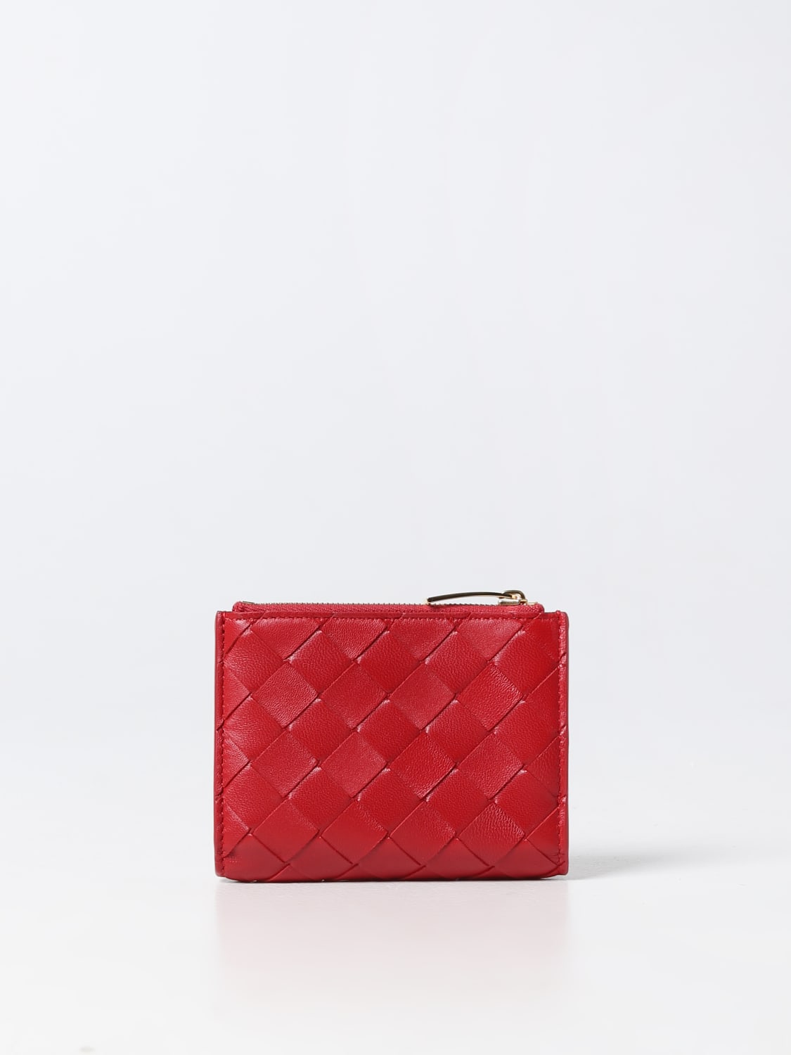 BOTTEGA VENETA WALLET: Bottega Veneta wallet in woven nappa, Ruby - Img 3