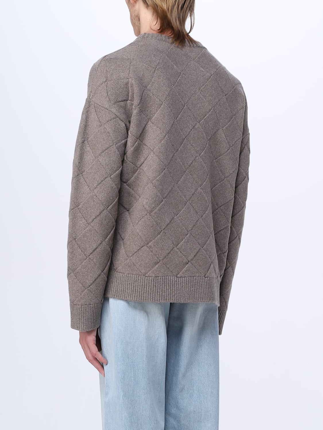 BOTTEGA VENETA SWEATER: Bottega Veneta sweater in wool blend, Beige - Img 3