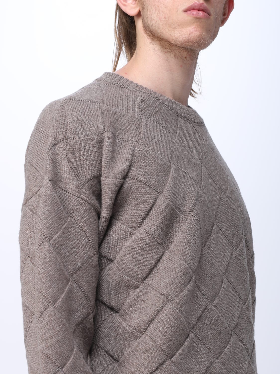 BOTTEGA VENETA SWEATER: Bottega Veneta sweater in wool blend, Beige - Img 5