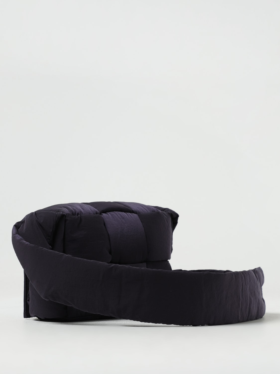 BOTTEGA VENETA BORSA A TRACOLLA: Borsa Tech Cassette Bottega Veneta in nylon intrecciato, Blue - Img 2