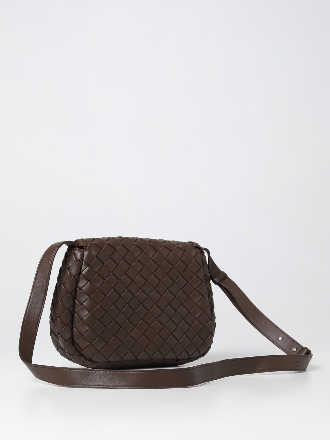 BOTTEGA VENETA SHOULDER BAG: Bottega Veneta bag in woven leather, Dark - Img 2